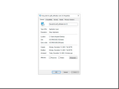 Free Print to PDF - properties